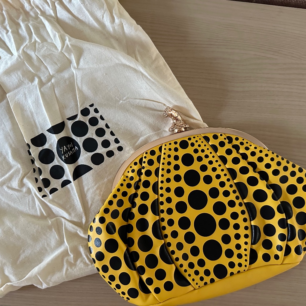 New Yayoi Kusama Yellow Pumpkin Clutch